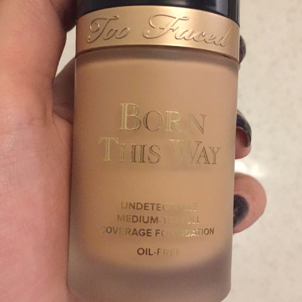 Too Faced born this way foundation in Nude